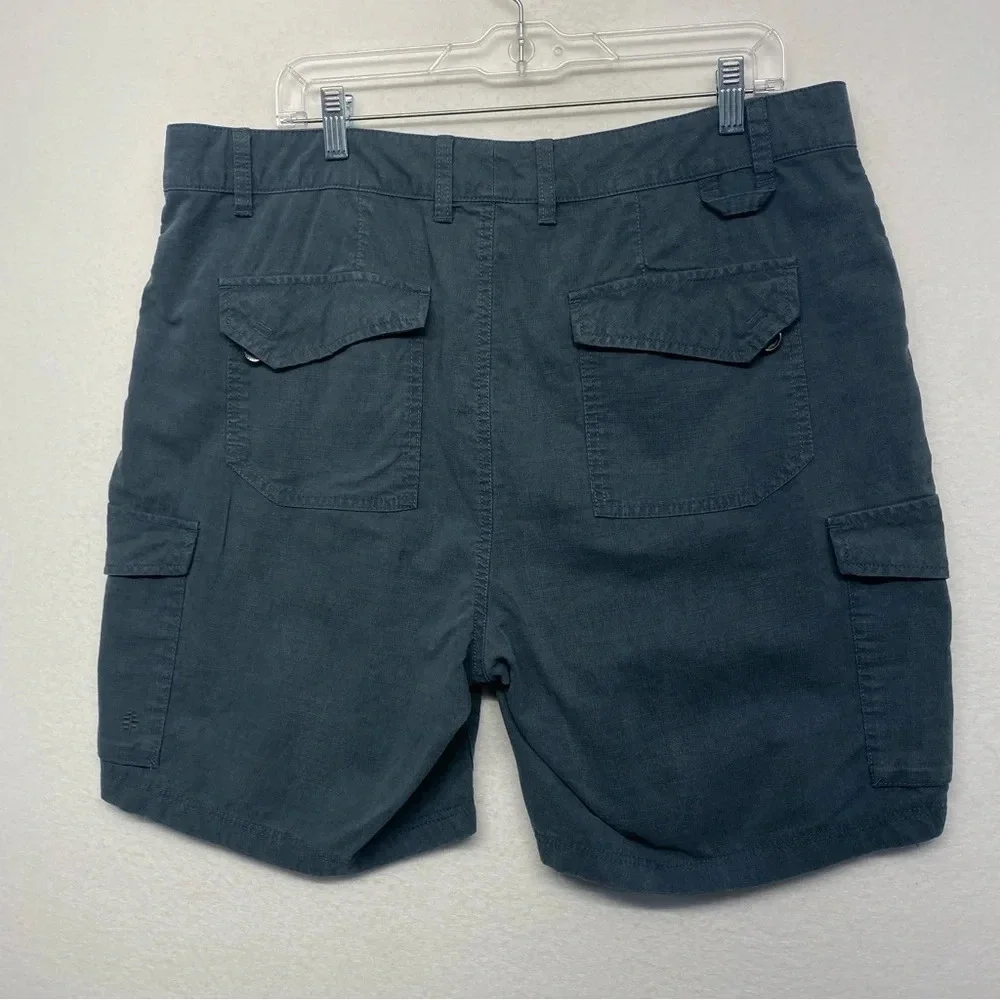 Royal Robbins Cargo Shorts Cotton‎ Tencel 38/11 Navy Gray Slate Springdale